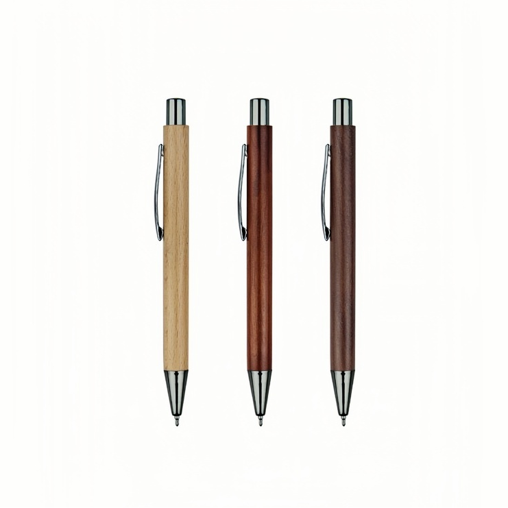  Wood Ball Gel Pen