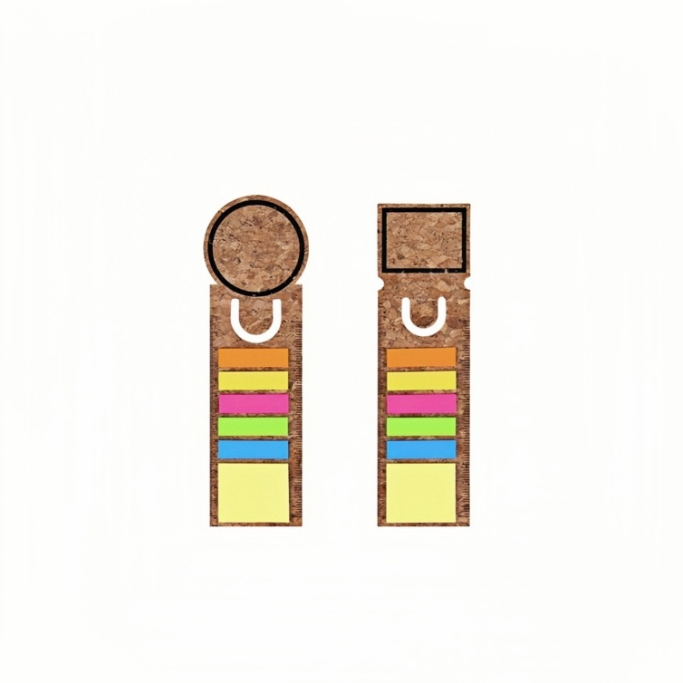 Bookmark with Sticky Notes