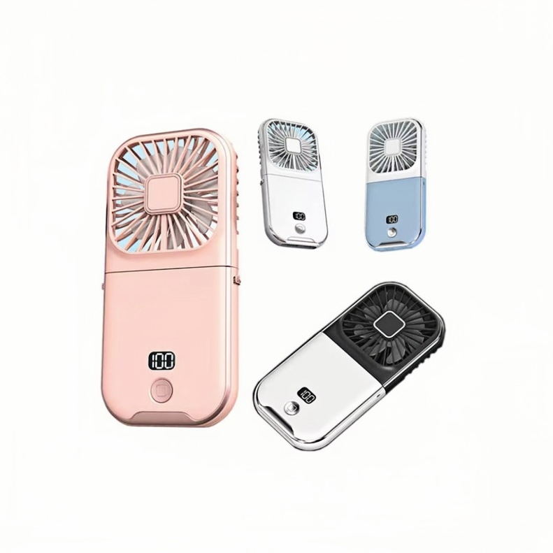 2 in 1 LED Portable Mini Handheld Fan Mini Fan 