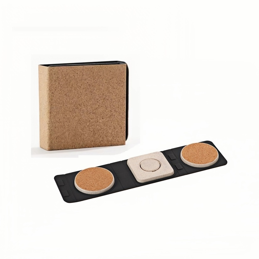 3 in 1 Cork Folding Wireless Charger 