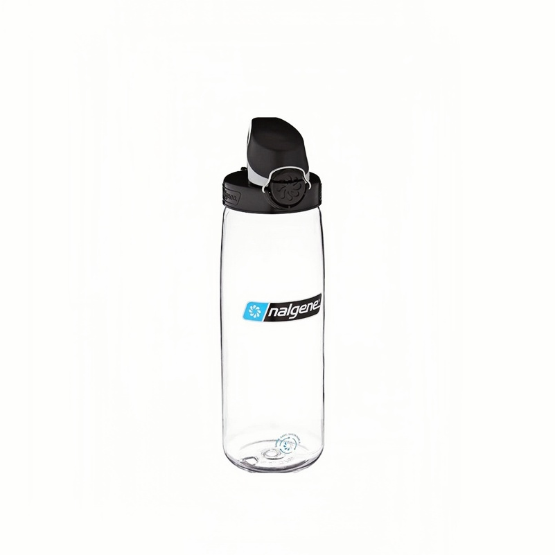 Nalgene 24oz On-The-Fly (OTF) Sustain Water Bottle – Clear with Black Cap