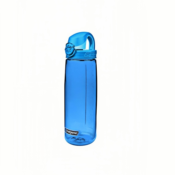 Nalgene 24oz On-The-Fly (OTF) Sustain Water Bottle – Slate Blue with Glacial Cap