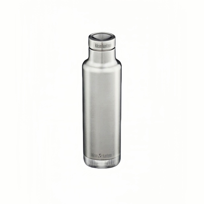 Klean Kanteen Insulated Classic 25Oz With Pour Through Cap – Brushed Stainless