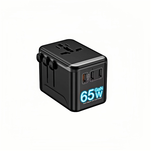 65W GAN Universal Travel Adapter Quick Charger USB/TYPE-C